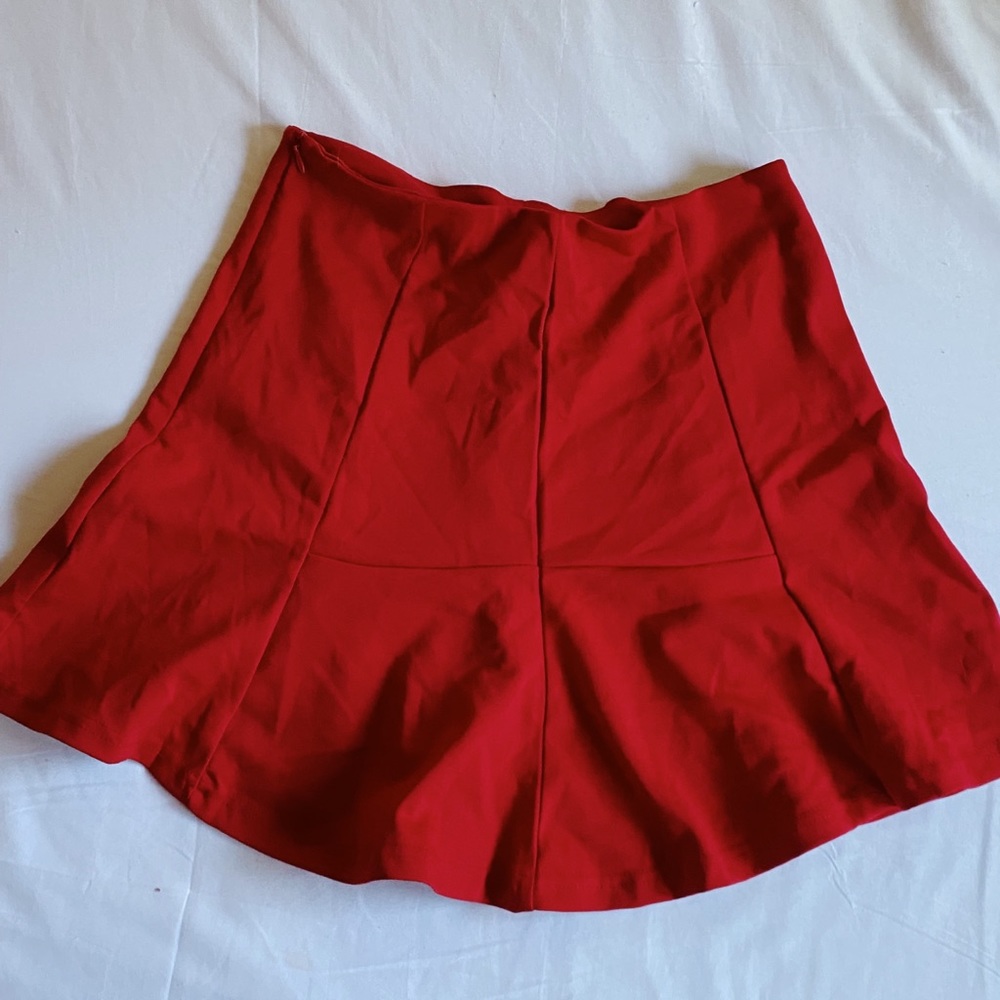 Red skirt